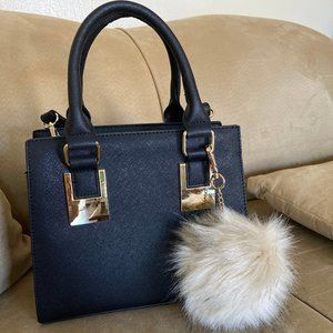 Call It Spring Black Hand Bag/ Crossbody Purse